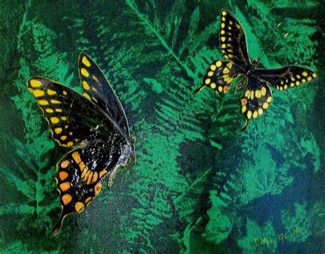 Realistic Butterfly Paintings By Debbie Gioello