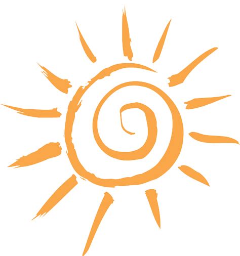 Soleil Orange Motif · Images Vectorielles Gratuites Sur Pixabay
