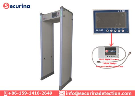 Ac100v~240v Walk Through Metal Detector Gates 45 Zones With Directional