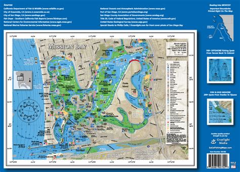 Mission Bay San Diego Map Maping Resources