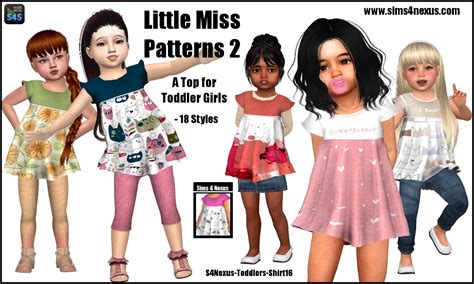 Sims 4 Ccs The Best Toddler Clothing And Shoes And Poses By Sims4nexus