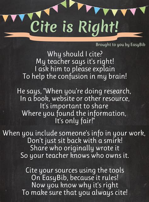 Essay writing service toronto j taylor roofing inc. Cite is Right poem! Use this poem to help teach your students about the importance of citations ...