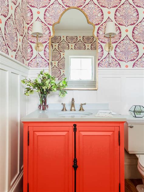 40 Paint Colors For Every Room Hgtv Bathroom Red Colorful Powder