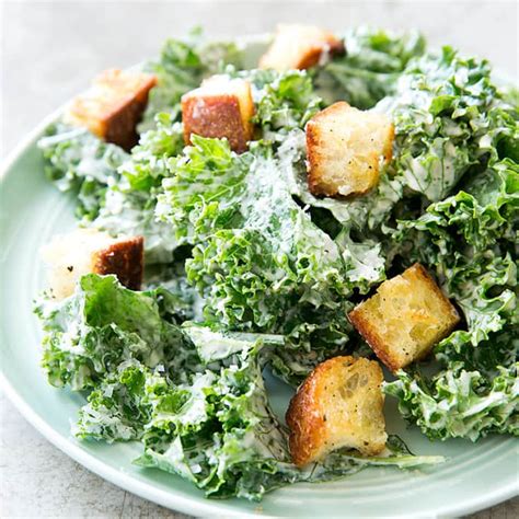 Kale Caesar Salad America S Test Kitchen Recipe