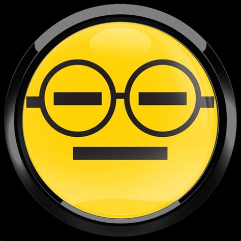 Dome Badge Emoji Glasses