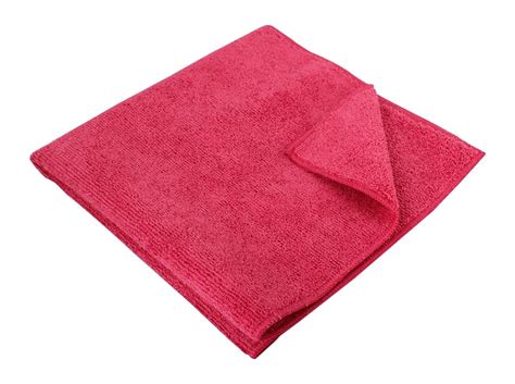 microfibre cloth thick 40 x 40cm red tensens cleaning supplies