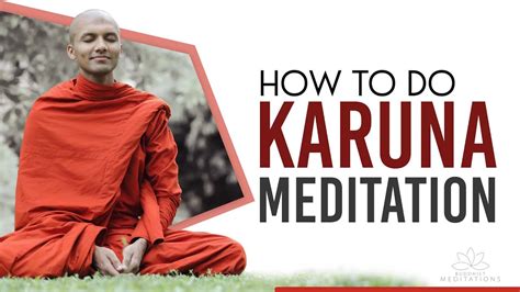 HOW TO DO KARUNA MEDITATION Buddhism In English YouTube