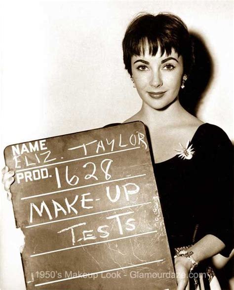 The History Of 1950s Makeup Glamour Daze Elizabeth Taylor Make Up