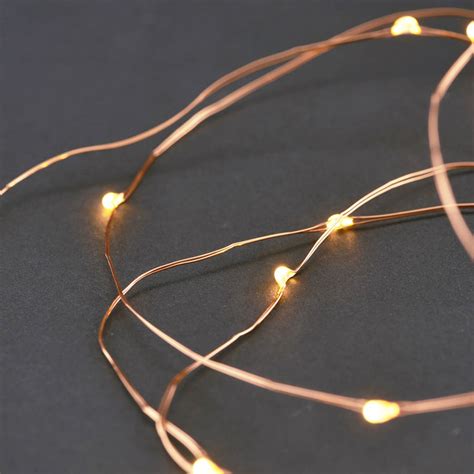 Copper Or Brass String Lights By Idyll Home