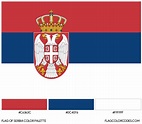 Serbia flag color codes