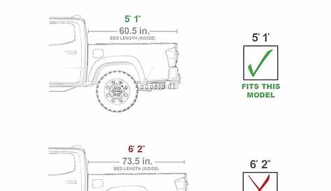 Discover 90+ about toyota tacoma truck bed dimensions super cool - in