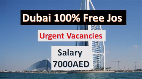 Dubai Latest Vacancies Available Now With Salary Upto 7000aed