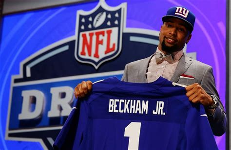 Giants Draft Wide Receiver Odell Beckham Jr Wsj