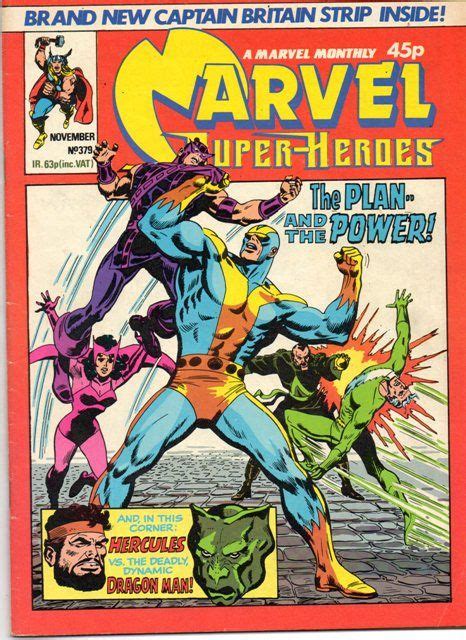 Marvel Super Heroes Uk Vol 1 379 Marvel Comics Covers Marvel Comic