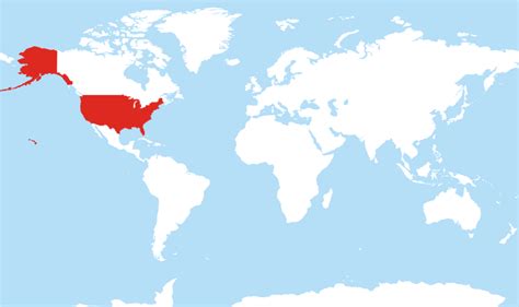 Where Is United States Located On The World Map