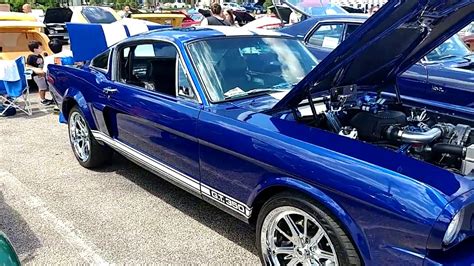 1965 Blue Ford Mustang Shelby Gt350 With White Racing Stripes Youtube