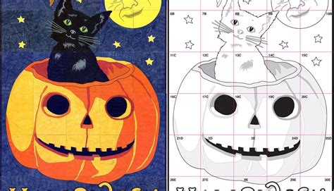 Vintage Halloween Mural Diagram Art Projects For Kids