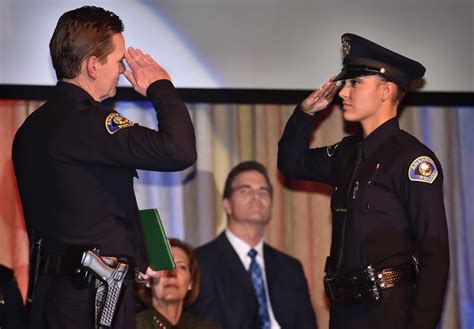 Anaheim Pd Adds Five New Officers To Ranks Behind The Badge