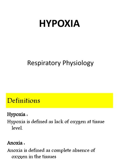7 Hypoxia Pdf Hypoxia Medical Physiology