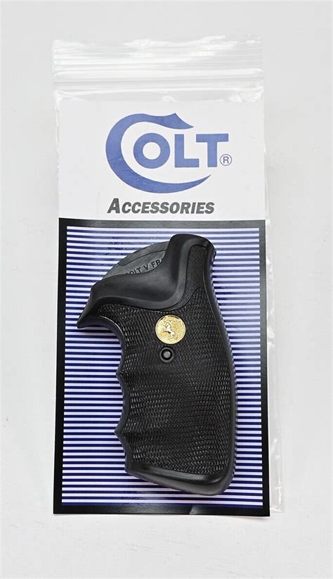 Colt V Frame Grips For Anaconda King Cobra Gold Medallions Ebay
