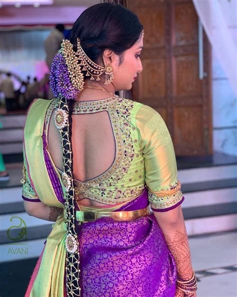 Top 30 Latest And Trendy Blouse Designs For Back Neck Latest Bridal Blouse Designs Bridal