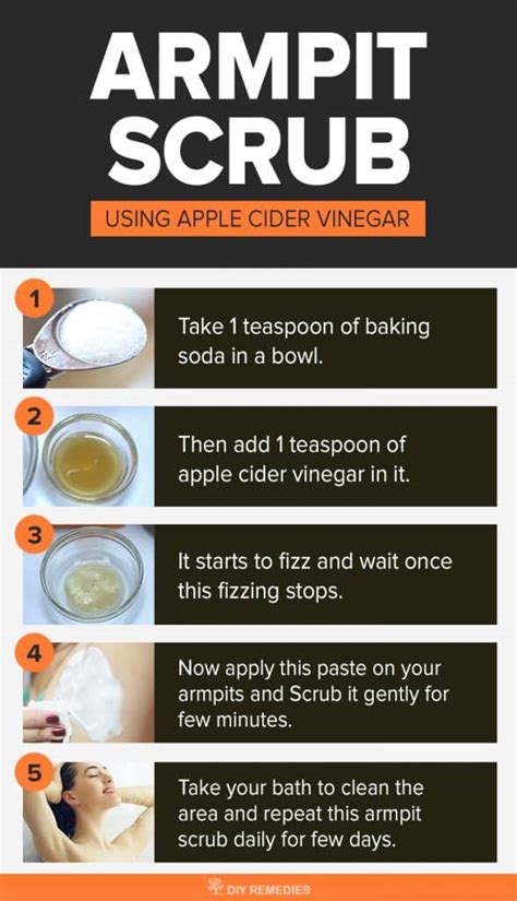How To Use Apple Cider Vinegar For Dark Underarms