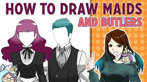 How To Draw Anime Maid And Butler Youtube