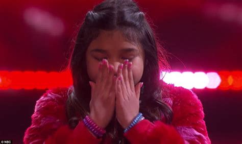 Agt Runner Up Angelica Hale Forced To Stay On Stage Daily Mail Online