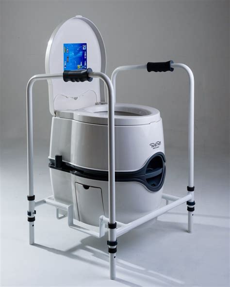 Toilet Porta Potti Aid With Folding Frame For Improved Support To