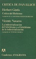 Crítica de Ivan Illich - Gintis, Herbert,Navarro, Vicenç - 978-84-339 ...