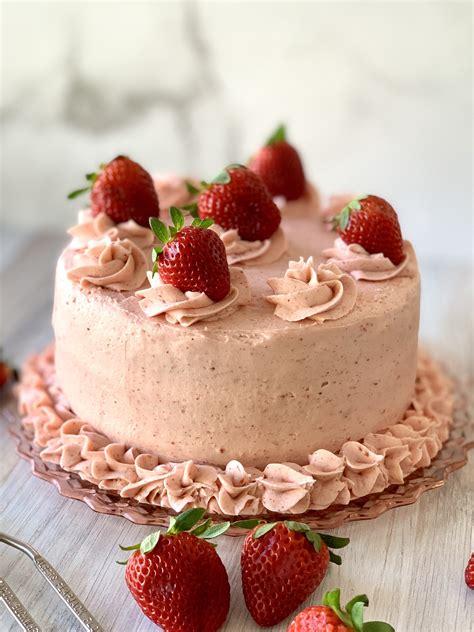 Strawberry Cake Recipe From Scratch Easy