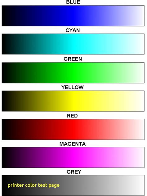 Color Printer Test Page Color Printer Test Page Pictures Design