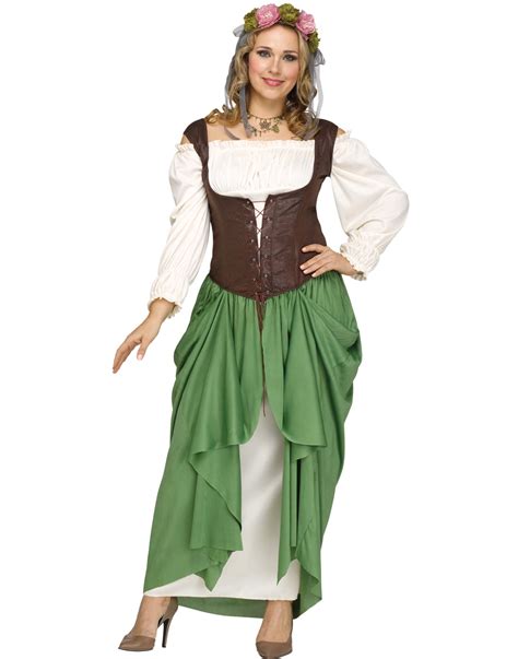 Medieval Wench Renaissance Fair Womens Plus Size Halloween Costume