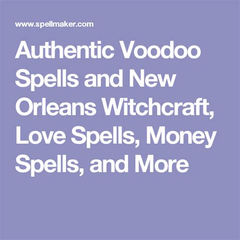 Discover The Power Of Authentic Voodoo Spells