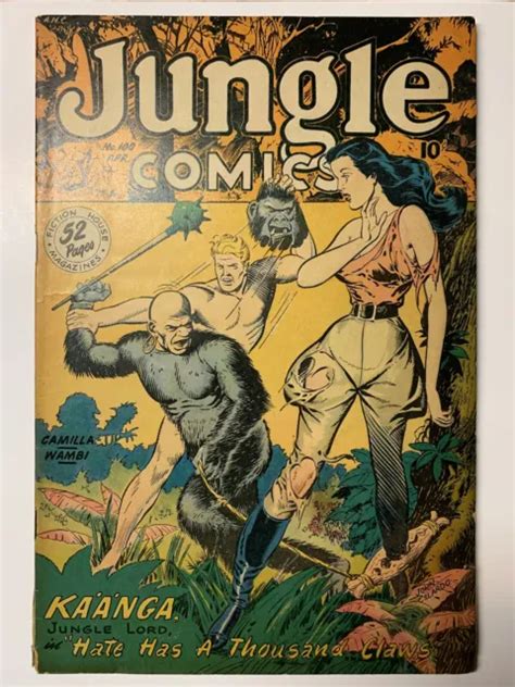 Jungle Comics 100golden Age Fiction House Comic Bookmatt Bakervg