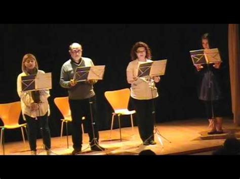 Luisa lleva dos años escribiendo una obra de teatro. Lectura dramatizada de mi obra de teatro, Era el día, en ...