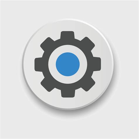 Setting Icon For Apps Or Web Interface With Button Set Of Settings