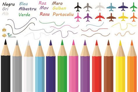 Sticker Educativ Pentru Copii Invatam Culorile