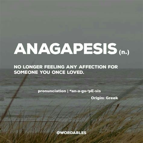Anagapesis I Dont Love You Anymore Lol Fancy Words Weird Words