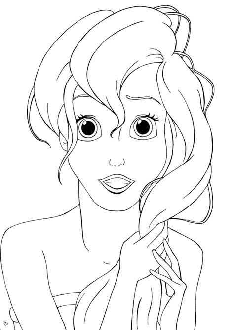 Little Mermaid Outline