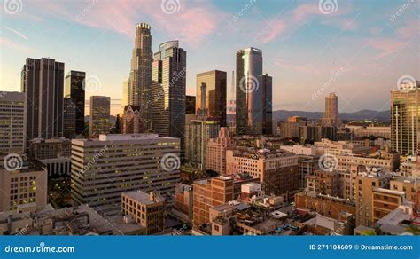 Stunning Drone Shot Captures The Skyline Of Los Angeles California At