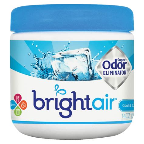 Bright Air Super Odor Eliminator Gel Cool And Clean Scent 14 Oz