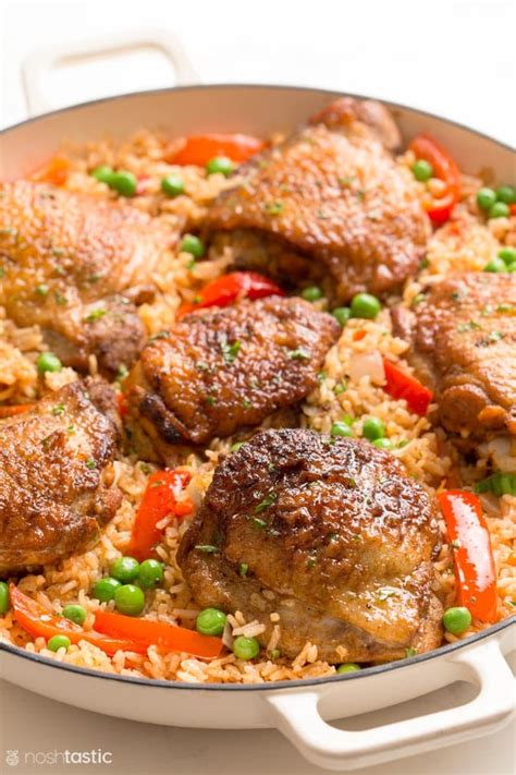 Of course the definition of authentic varies depending on the. Arroz Con Pollo - (Chicken & Rice) Noshtastic