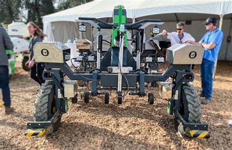 Naïo Orio Agricultural Robot Demo At World Ag Expo Mobile Robot Guide