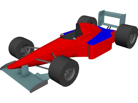 Formula 1 Car 3d Model 3dcadbrowser
