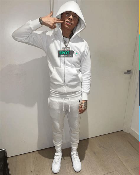 White Ralph Lauren Zip Jacket Worn By Central Cee On Centralcees
