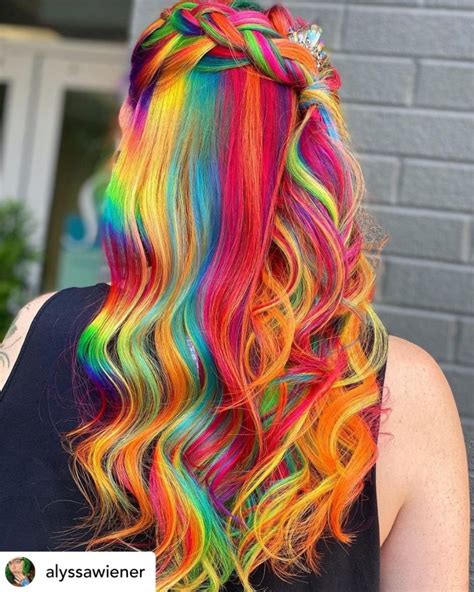 Top More Than 88 Rainbow Hair Color Best In Eteachers