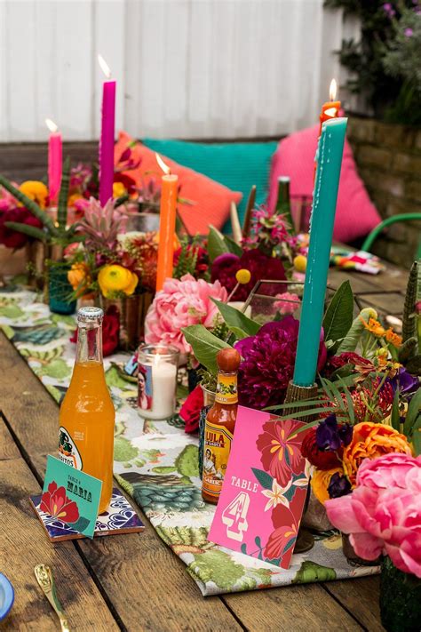 Authentic Mexican Wedding Inspiration With Bright Bold Colours A Flower Crown Bespoke Bride