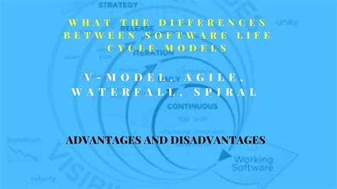 Kowing both the advantages and disadvantages of the waterfall model is essential. What the differences between software life cycle models V ...