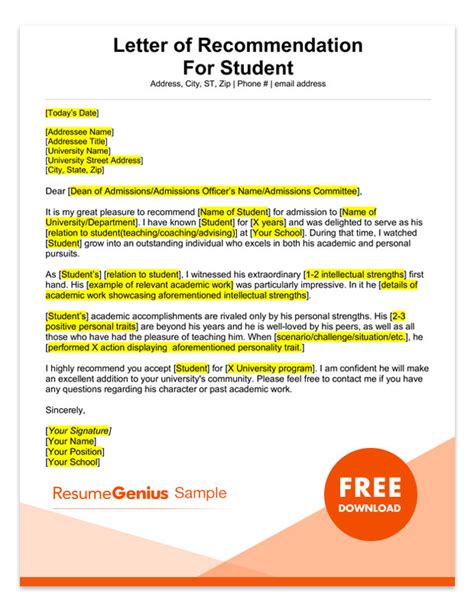In extremely rare cases such a letter is required from friends or members. How To Write A College Recommendation Letter For A Student - College Recommendation Letter Sample